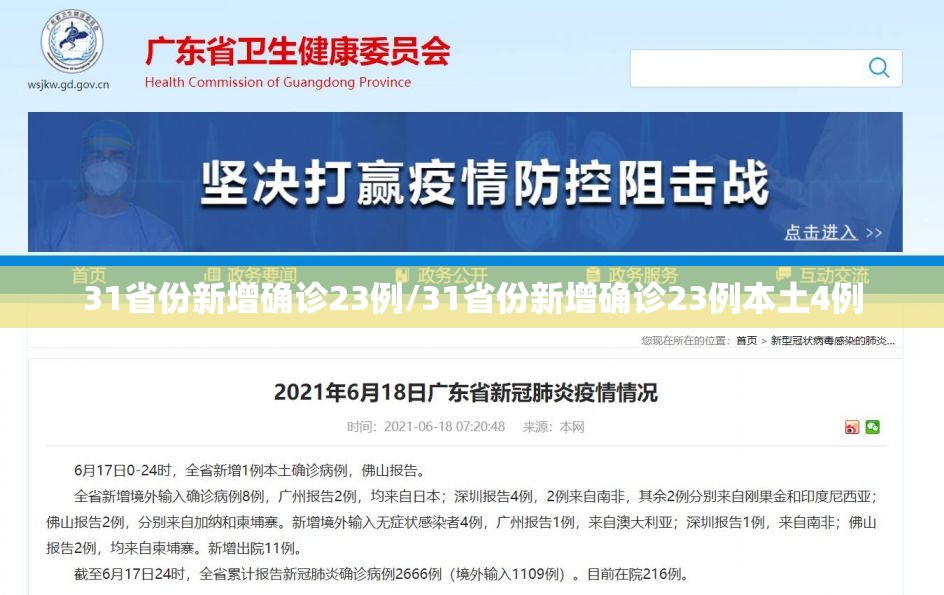 31省份新增确诊23例/31省份新增确诊23例本土4例