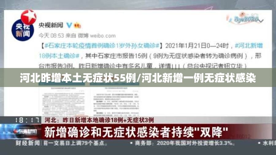 河北昨增本土无症状55例/河北新增一例无症状感染 河北昨增本土无症状55例/河北新增一例无症状感染