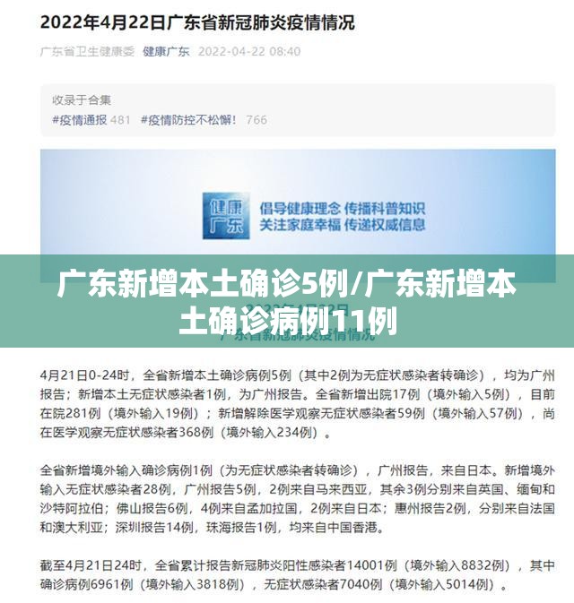 广东新增本土确诊5例/广东新增本土确诊病例11例 广东新增本土确诊5例/广东新增本土确诊病例11例