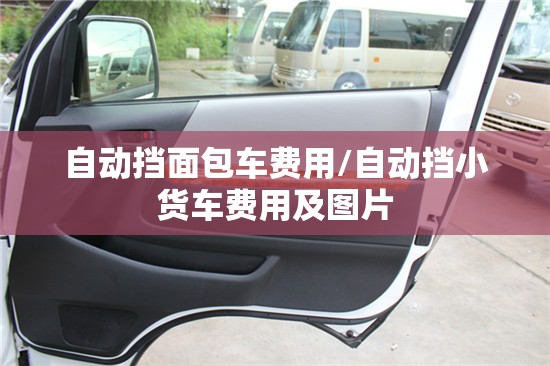 自动挡面包车费用/自动挡小货车费用及图片
