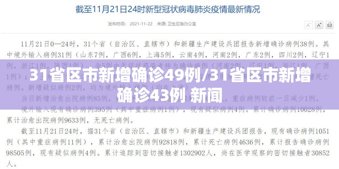 31省区市新增确诊49例/31省区市新增确诊43例 新闻