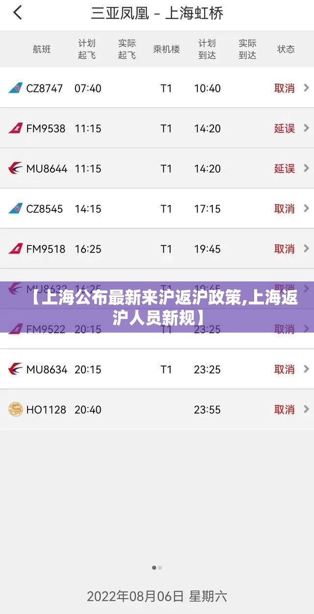 【上海公布最新来沪返沪政策,上海返沪人员新规】 【上海公布最新来沪返沪政策,上海返沪人员新规】