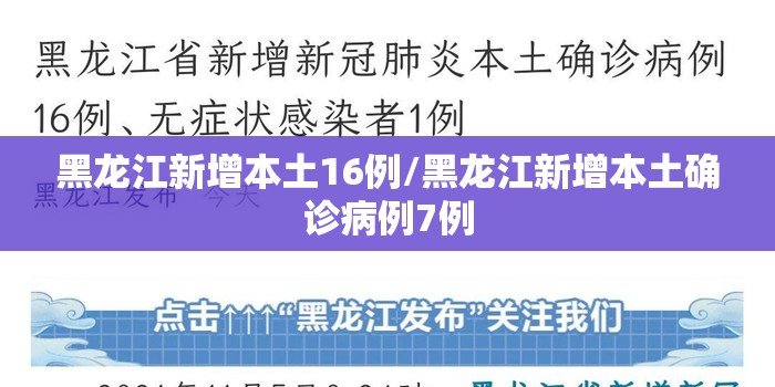 黑龙江新增本土16例/黑龙江新增本土确诊病例7例