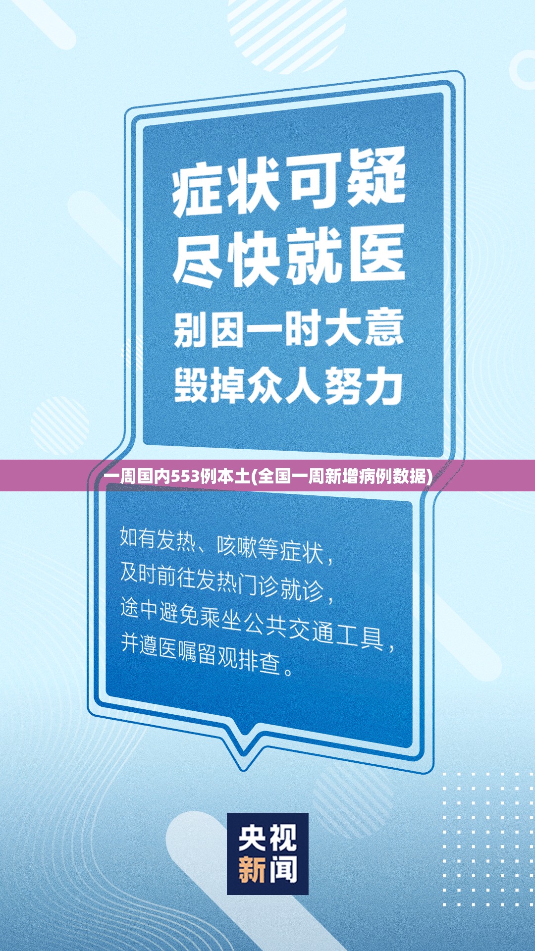 一周国内553例本土(全国一周新增病例数据) 一周国内553例本土(全国一周新增病例数据)