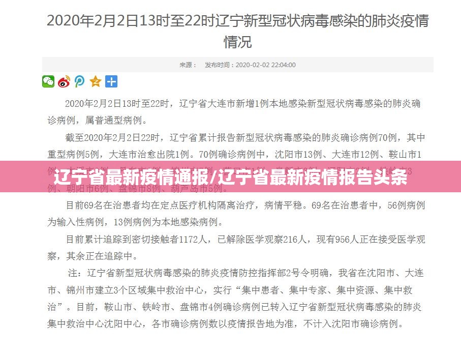 辽宁省最新疫情通报/辽宁省最新疫情报告头条 辽宁省最新疫情通报/辽宁省最新疫情报告头条
