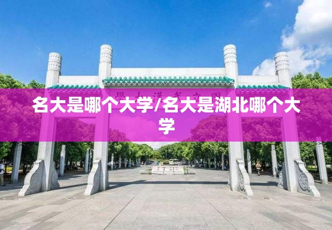 名大是哪个大学/名大是湖北哪个大学 名大是哪个大学/名大是湖北哪个大学