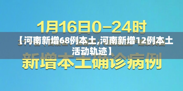 【河南新增68例本土,河南新增12例本土活动轨迹】 【河南新增68例本土,河南新增12例本土活动轨迹】