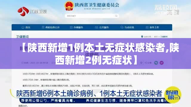 【陕西新增1例本土无症状感染者,陕西新增2例无症状】 【陕西新增1例本土无症状感染者,陕西新增2例无症状】
