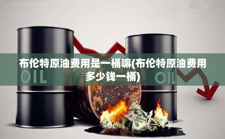 布伦特原油费用是一桶嘛(布伦特原油费用多少钱一桶) 布伦特原油费用是一桶嘛(布伦特原油费用多少钱一桶)