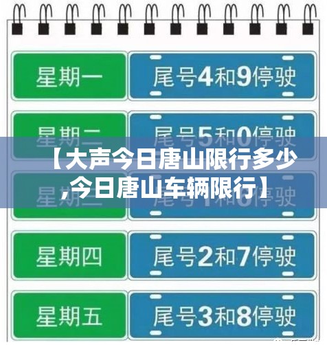 【大声今日唐山限行多少,今日唐山车辆限行】 【大声今日唐山限行多少,今日唐山车辆限行】