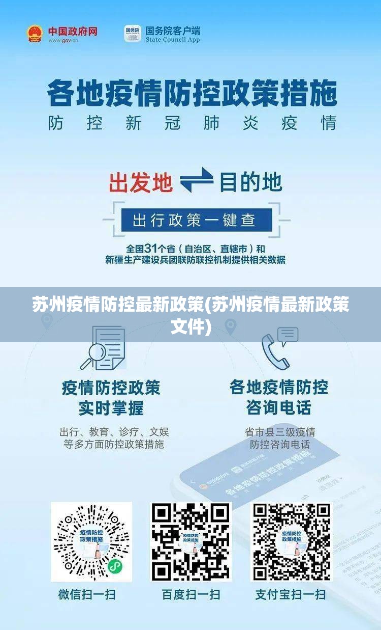 苏州疫情防控最新政策(苏州疫情最新政策文件)