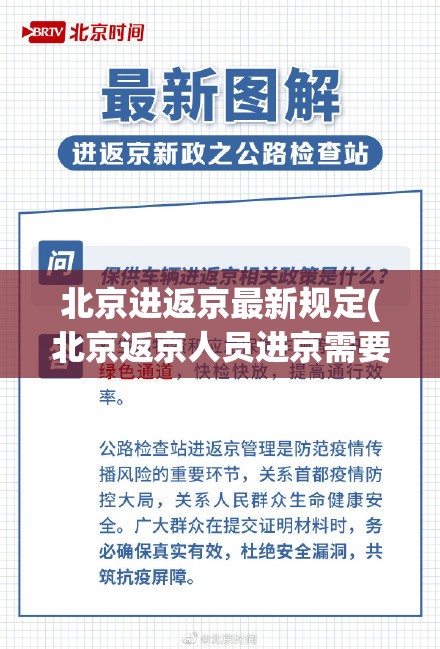 北京进返京最新规定(北京返京人员进京需要什么) 北京进返京最新规定(北京返京人员进京需要什么)