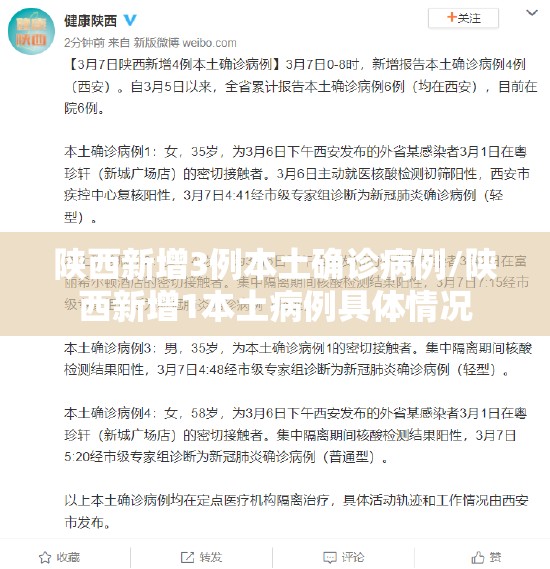 陕西新增3例本土确诊病例/陕西新增1本土病例具体情况 陕西新增3例本土确诊病例/陕西新增1本土病例具体情况