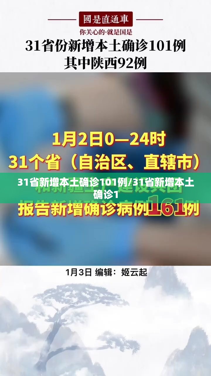 31省新增本土确诊101例/31省新增本土确诊1
