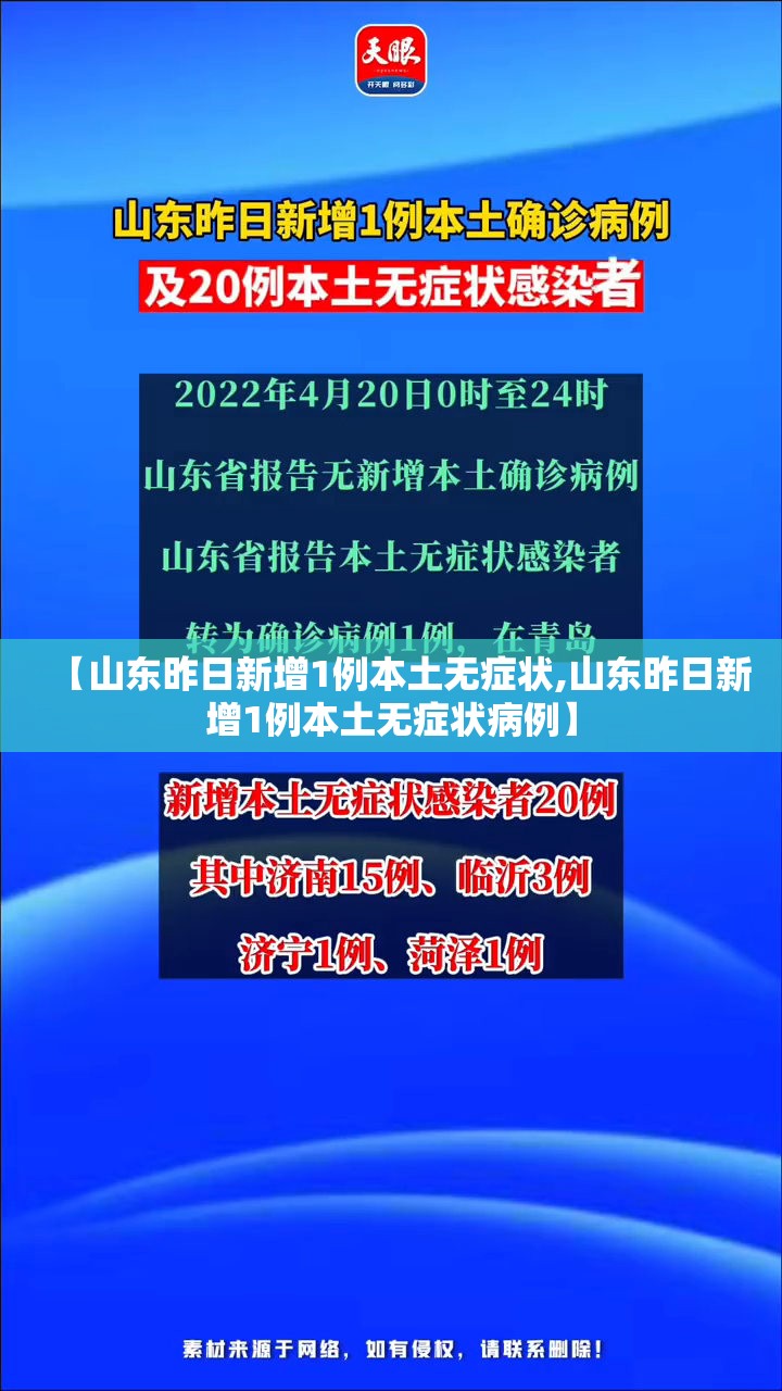 【山东昨日新增1例本土无症状,山东昨日新增1例本土无症状病例】