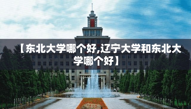【东北大学哪个好,辽宁大学和东北大学哪个好】