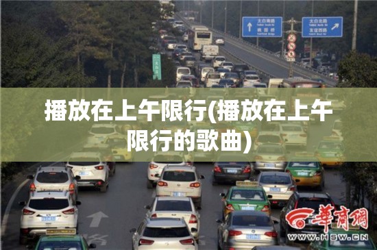 播放在上午限行(播放在上午限行的歌曲) 播放在上午限行(播放在上午限行的歌曲)