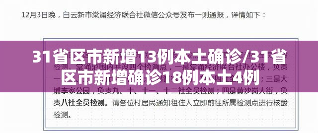 31省区市新增13例本土确诊/31省区市新增确诊18例本土4例 31省区市新增13例本土确诊/31省区市新增确诊18例本土4例