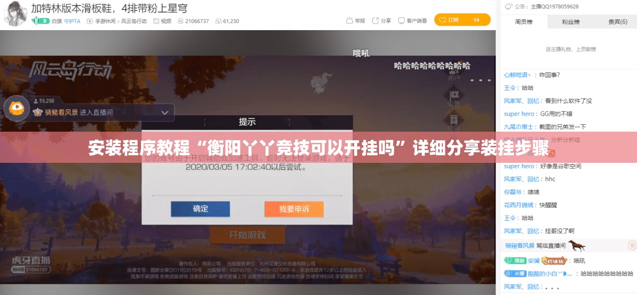 安装程序教程“衡阳丫丫竞技可以开挂吗”详细分享装挂步骤