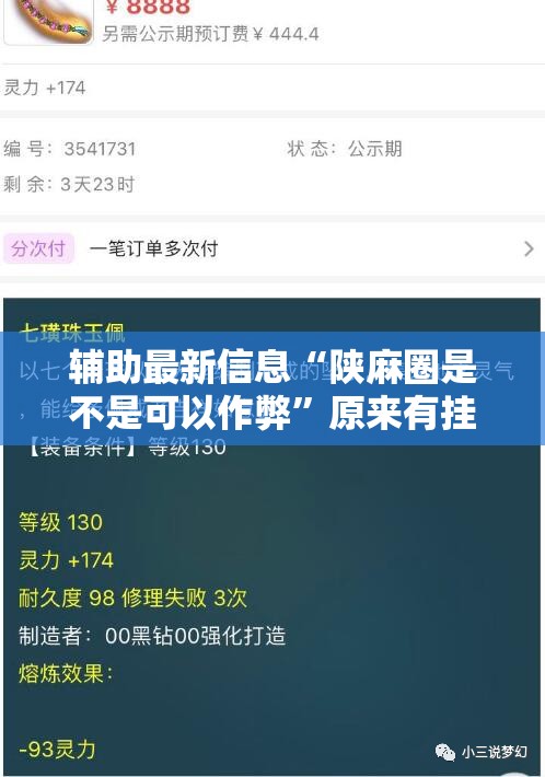 辅助最新信息“陕麻圈是不是可以作弊”原来有挂 难怪会一直输