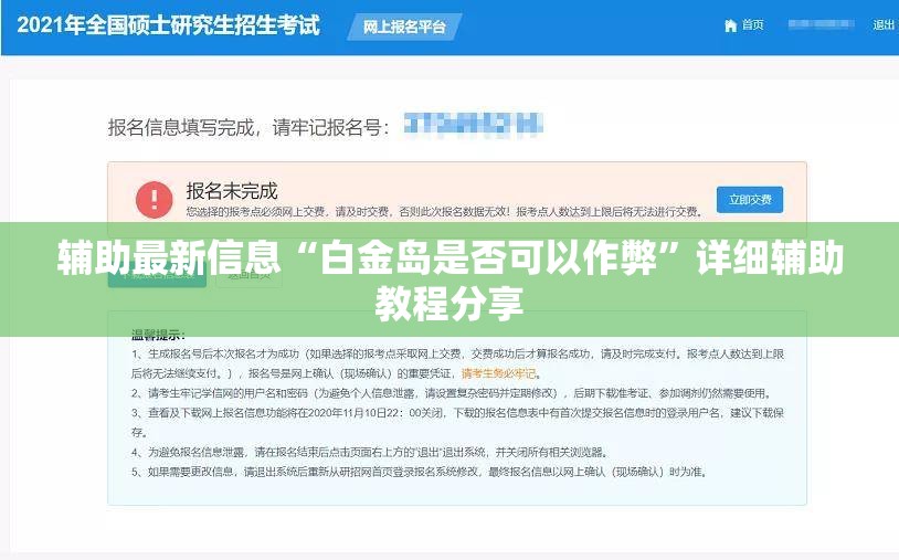 辅助最新信息“白金岛是否可以作弊”详细辅助教程分享