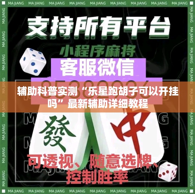 辅助科普实测“乐星跑胡子可以开挂吗”最新辅助详细教程