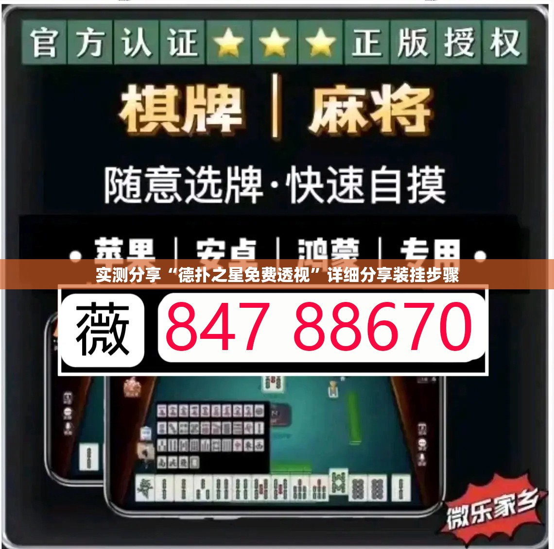 实测分享“德扑之星免费透视”详细分享装挂步骤