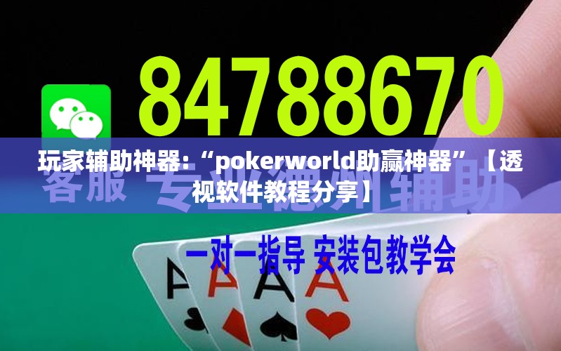 玩家辅助神器:“pokerworld助赢神器”【透视软件教程分享】