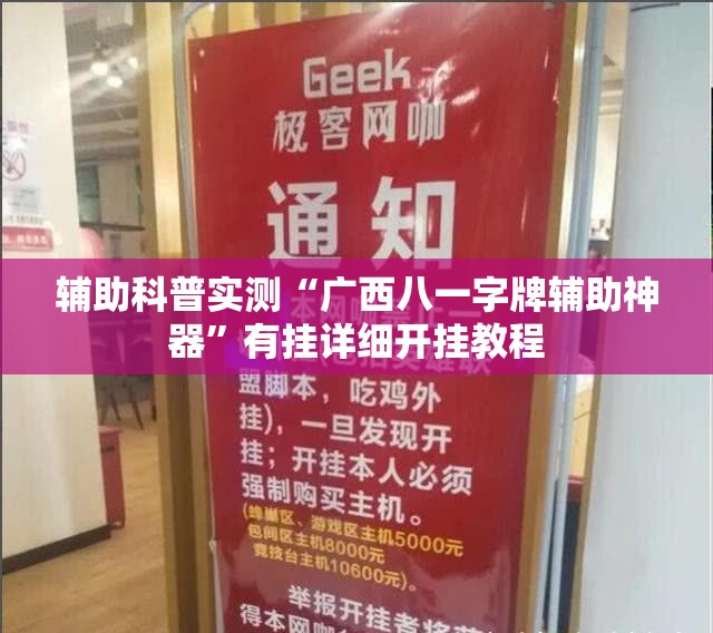 辅助科普实测“广西八一字牌辅助神器	”有挂详细开挂教程