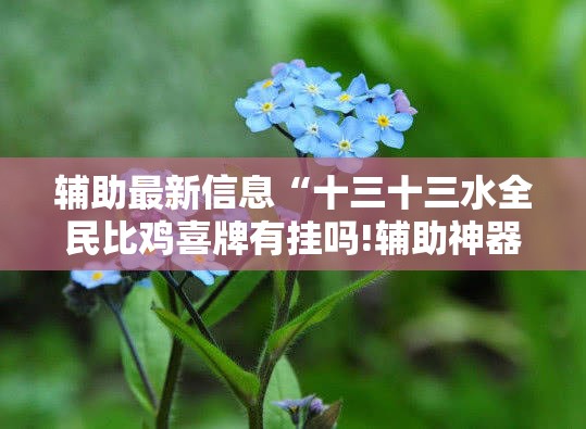 辅助最新信息“十三十三水全民比鸡喜牌有挂吗!辅助神器插件下载 辅助最新信息“十三十三水全民比鸡喜牌有挂吗!辅助神器插件下载