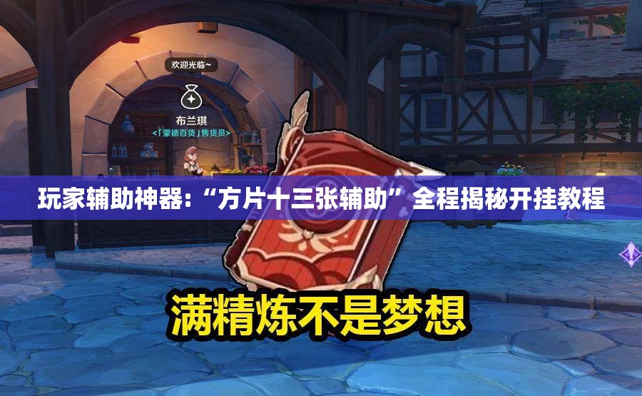 玩家辅助神器:“方片十三张辅助	”全程揭秘开挂教程