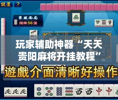 玩家辅助神器“天天贵阳麻将开挂教程	”详细辅助软件教程