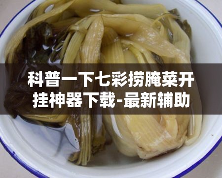 科普一下七彩捞腌菜开挂神器下载-最新辅助详细教程 科普一下七彩捞腌菜开挂神器下载-最新辅助详细教程