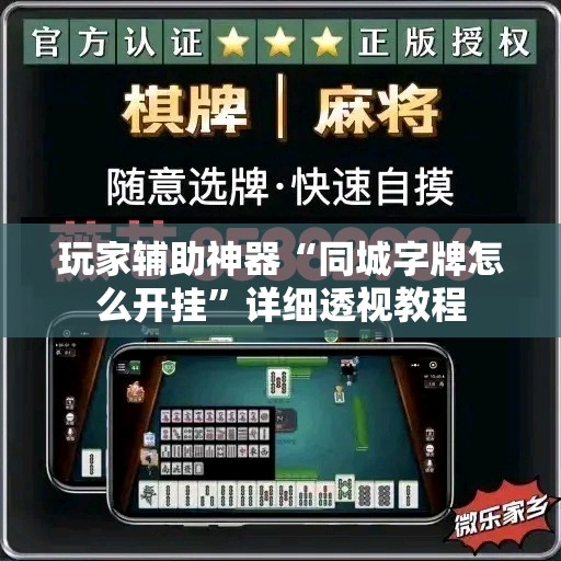 玩家辅助神器“同城字牌怎么开挂”详细透视教程