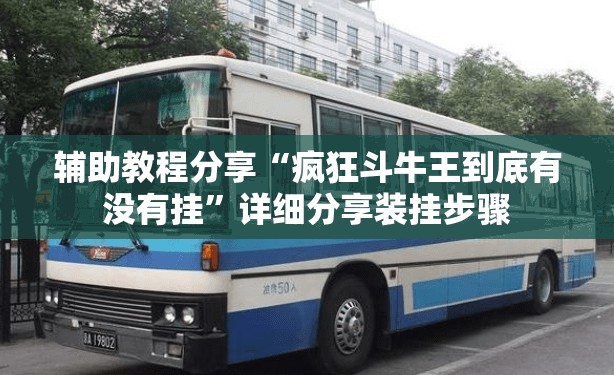 辅助教程分享“疯狂斗牛王到底有没有挂”详细分享装挂步骤