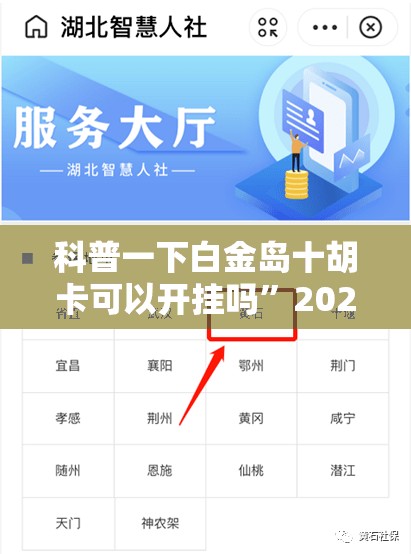 科普一下白金岛十胡卡可以开挂吗	”2026开挂教程步骤
