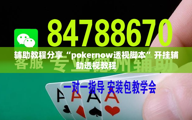 辅助教程分享“pokernow透视脚本”开挂辅助透视教程